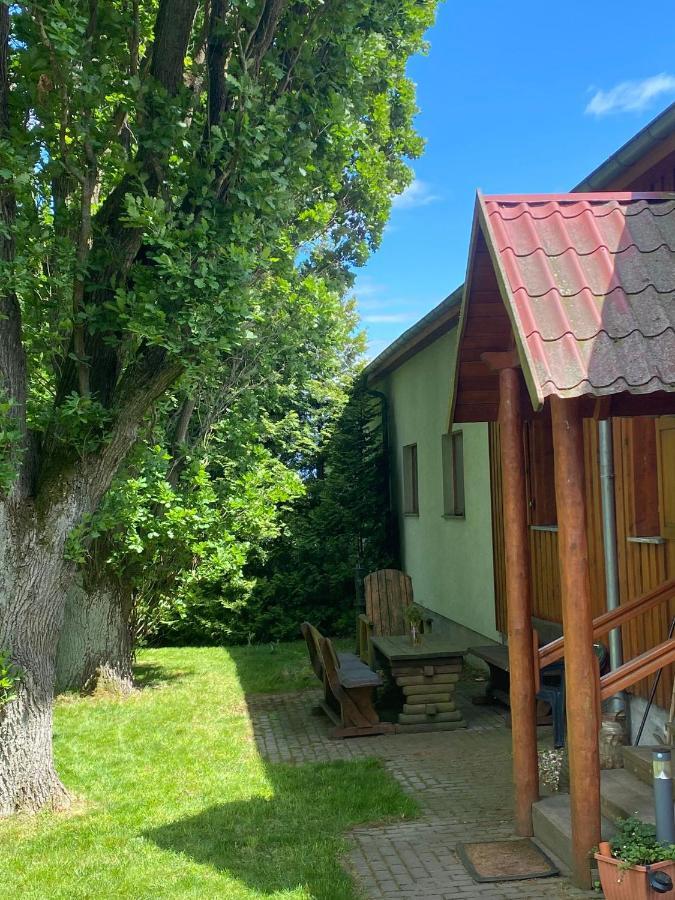 Jagdhaus Auf Dem Forsthof Mit Sauna Eckartsberga Eksteriør billede